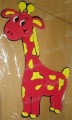 Pěnová dekorace Žirafa