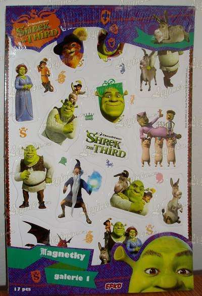 Magnetky - Galerie 1 SHREK - 17 ks