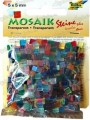 Mozaika průhledná, mix barev, 5x5 mm