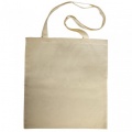 Bavlněná taška, velká, 38x42 cm, barva přírodní, dlouhé ucho