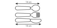 TESCOMA BAMBINI Dětský příbor, 3 ks, modrý