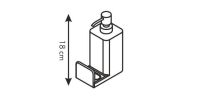 TESCOMA, Dávkovač saponátu, 350 ml, s místem pro houbičku